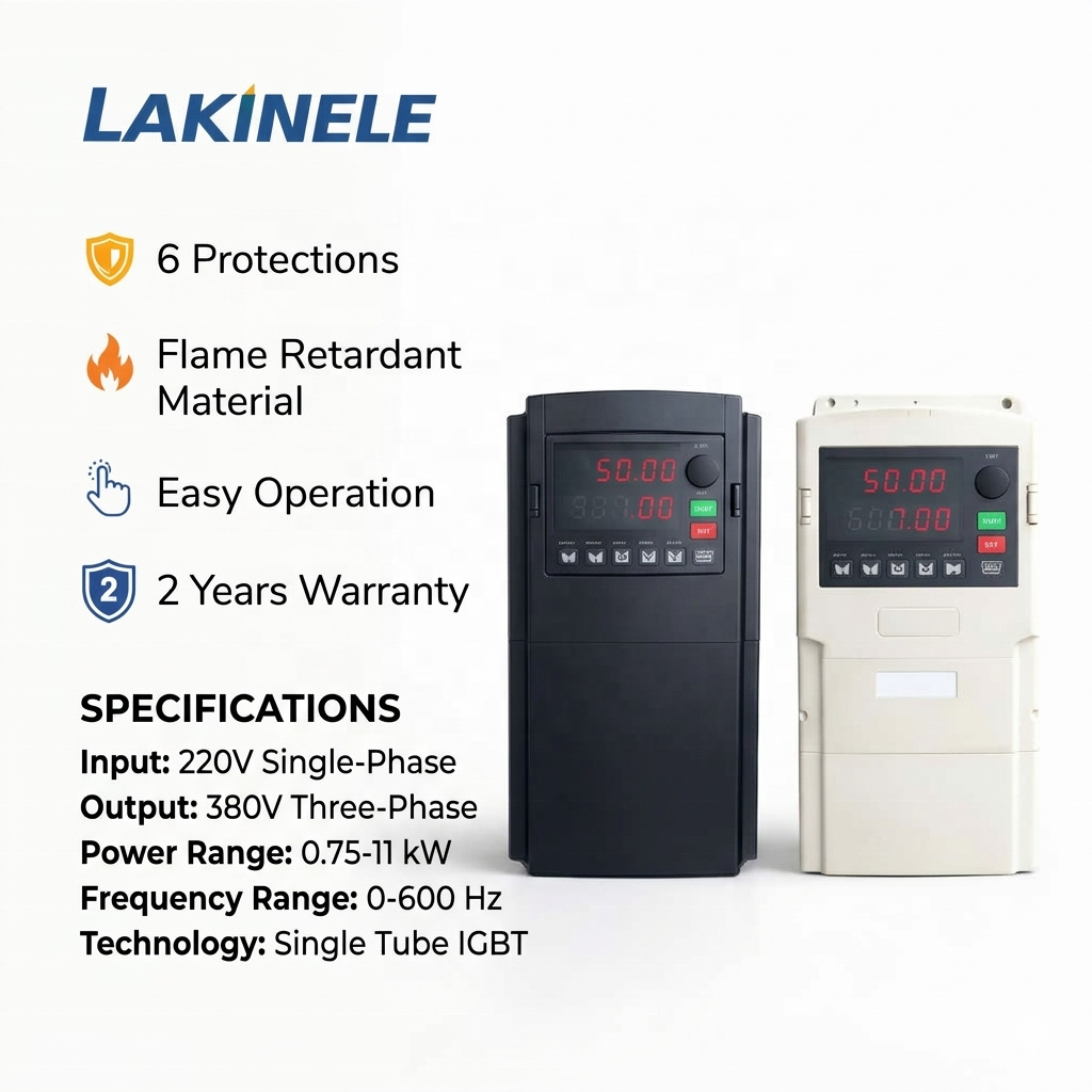 3PH 380V VFD 0.75kW-720kW Industrial AC Inverter