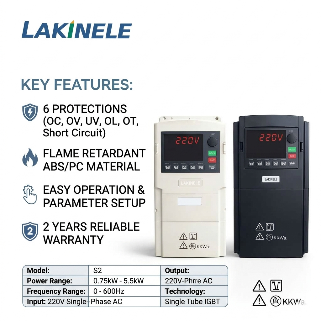 VFD AC Drive Vector Control 380V/220V